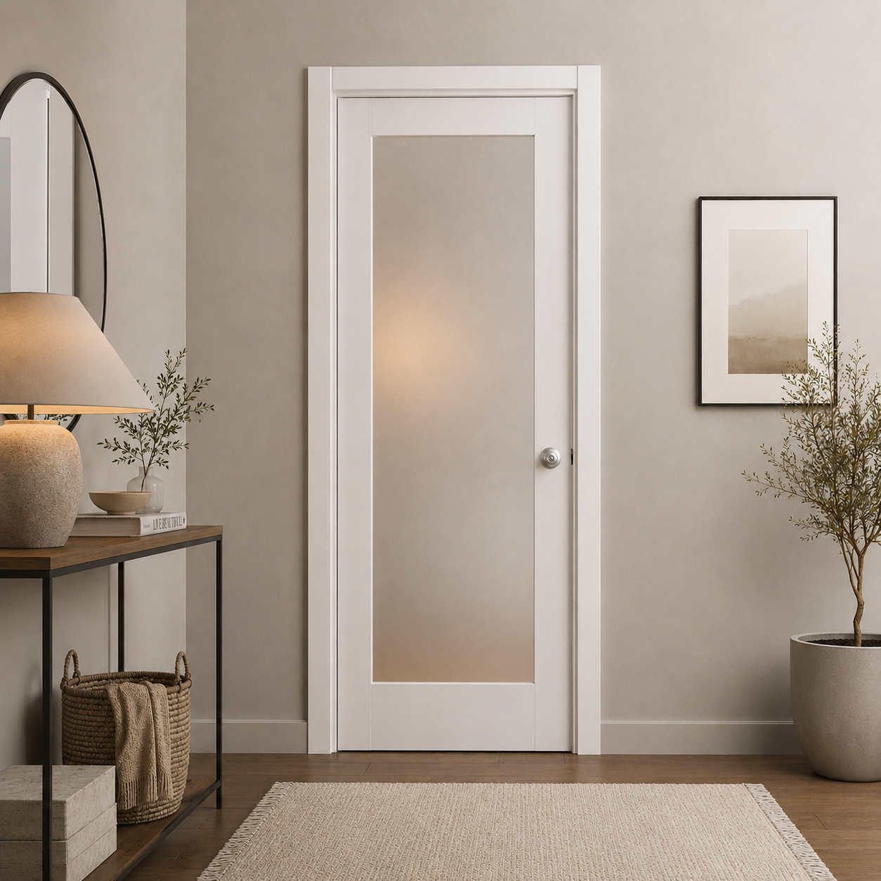 1 Lite Shaker Primed with Frosted Glass